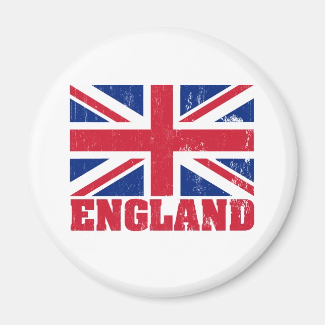 Union Jack British Flagga Magnet (Framsidan)