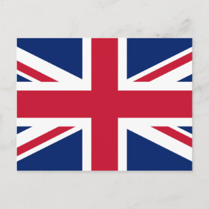 Union Jack British Flagga of England Vykort