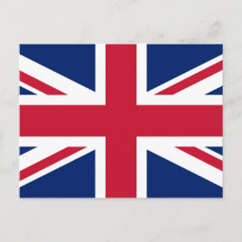 Union Jack British Flagga of England Vykort