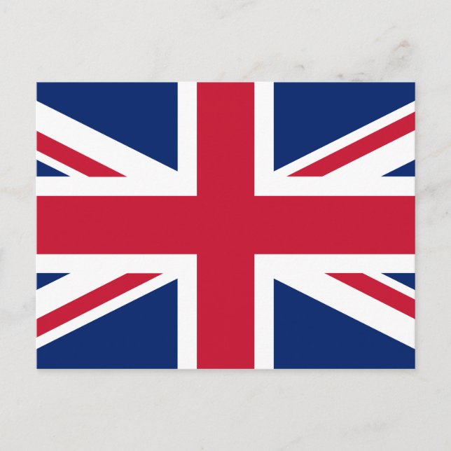 Union Jack British Flagga of England Vykort (Framsida)