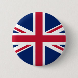Union Jack British Flagga Pin Button Knapp