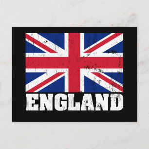 Union Jack British Flagga Postcard Vykort