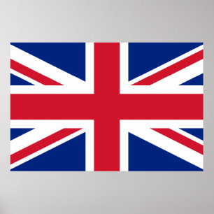 Union Jack ~ British Flagga Poster