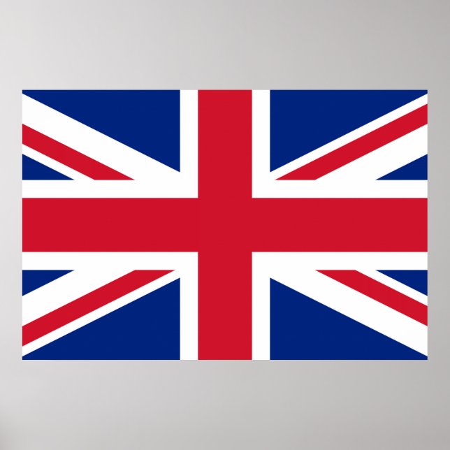 Union Jack ~ British Flagga Poster (Framsidan)