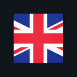 Union Jack ~ British Flagga - Square Canvastryck<br><div class="desc">Flagga i Förenade kungariket Underbara Storbritannien och Nordirland. En symbol för Storbritannien och det förflutna imperiet.</div>