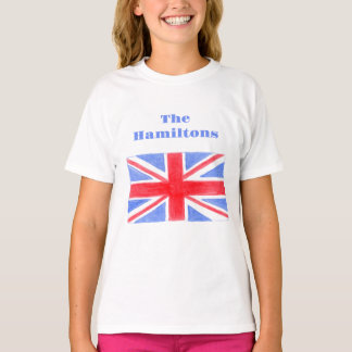 Union Jack British Flagga Underbar Britain T Shirt