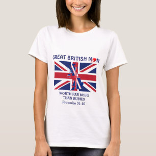 UNION JACK British Morsa Proverbs 31 T Shirt