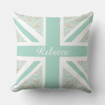 Union Jack British Ro Garden Throw Cushion