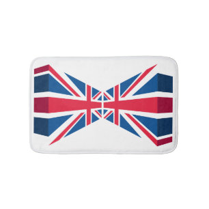 Union Jack, brittisk flagga i 3D Badrumsmatta