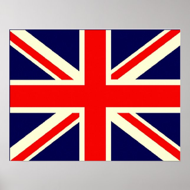 Union Jack Canvas Poster (Framsidan)