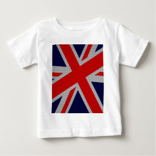 Union Jack Carbon Fiber Stil Decor Tee Shirt