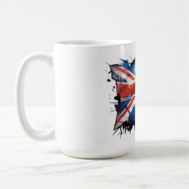 Union jack coffee mug kaffemugg