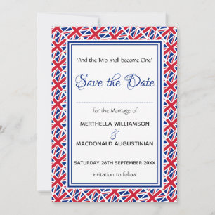 UNION JACK Customized Scripture Snyggt UK Spara Datumet