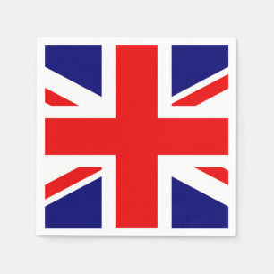 UNION JACK - DEN BRITTISKA FLAGGA PAPPERSSERVETT