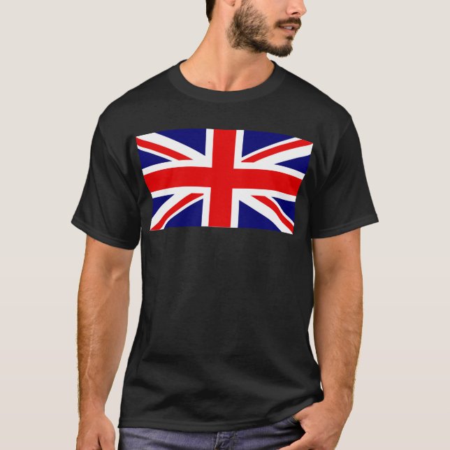 UNION JACK - DEN BRITTISKA FLAGGA T SHIRT (Framsida)