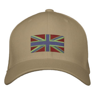Union Jack - Desert Broderad Keps