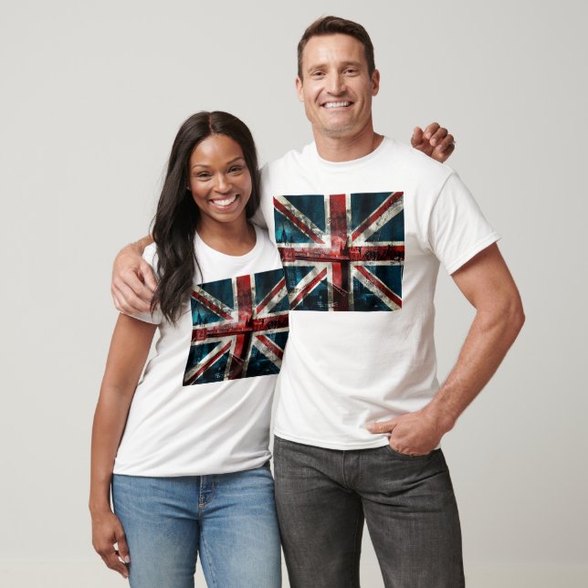 Union Jack Distress T-Shirt (Unisex)
