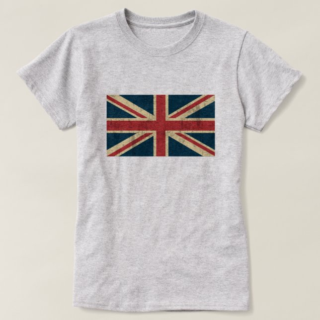Union Jack Distress T-shirt (Design framsida)