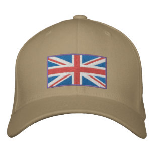 Union Jack Embroiderade hat Broderad Keps