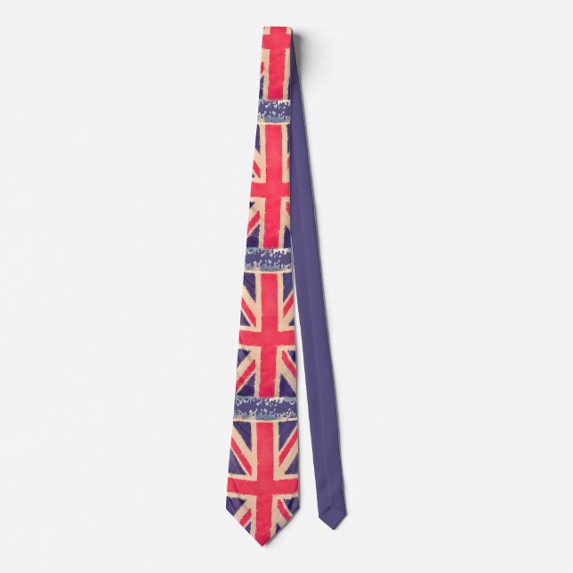 UNION JACK FLAG grunge + din idé Slips (Framsida)