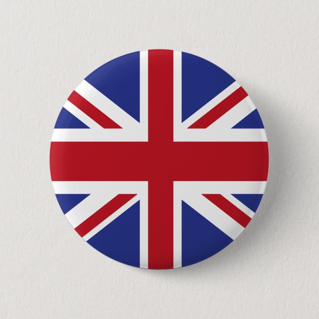 Union Jack Flag Pin Button Badge United Kingdom UK Knapp (Framsida)