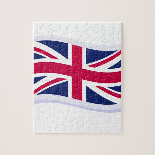 Union Jack Flag Pussel  (Vertikal)