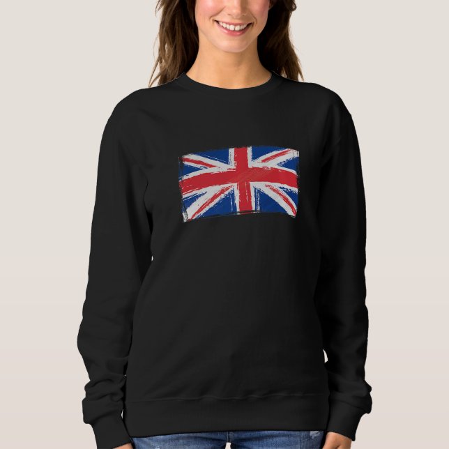 Union Jack Flagga 2 T Shirt (Framsida)