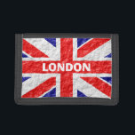 Union Jack Flagga Design Personlig<br><div class="desc">Wallet flagga av Underbara Storbritannien som du kan anpassa med valfri text. Om du behöver hjälp med att anpassa kontaktar du oss genom länken på den här sidan. Union Jack flagga personlig Wallet</div>