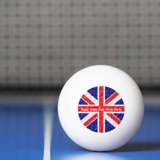 Union Jack Flagga Design Pingisboll