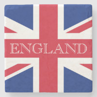 Union Jack Flagga Englands kust