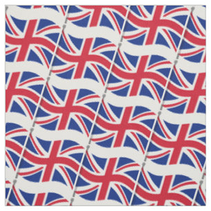 Union Jack Flagga Fabric Tyg