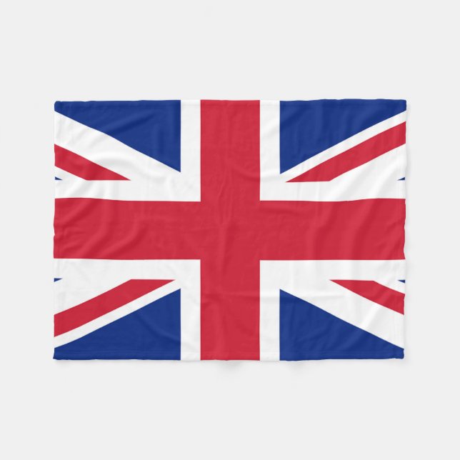 Union Jack Flagga fbt Fleecefilt (Framsidan (Horisontell))