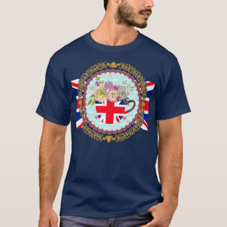 Union Jack Flagga För barn & Jubilee Tekopp for Br T Shirt