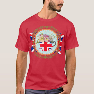Union Jack Flagga För barn & Jubilee Tekopp for Br T Shirt