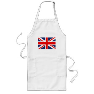 Union Jack Flagga-Förenade kungariket Långt Förkläde