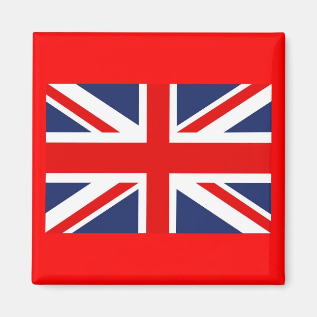 Union Jack Flagga-Förenade kungariket Magnet (Framsidan)