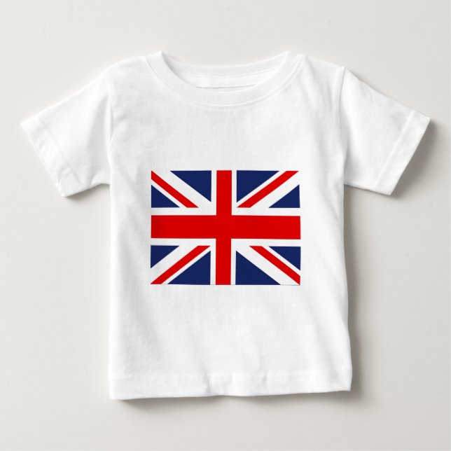 Union Jack Flagga-Förenade kungariket T-shirt (Framsida)