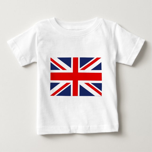 Union Jack Flagga-Förenade kungariket Tee (Framsida)