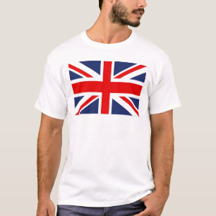 Union Jack Flagga-Förenade kungariket Tee Shirt