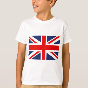Union Jack Flagga-Förenade kungariket Tee Shirt