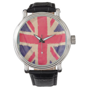 UNION JACK FLAGGA grunge Armbandsur