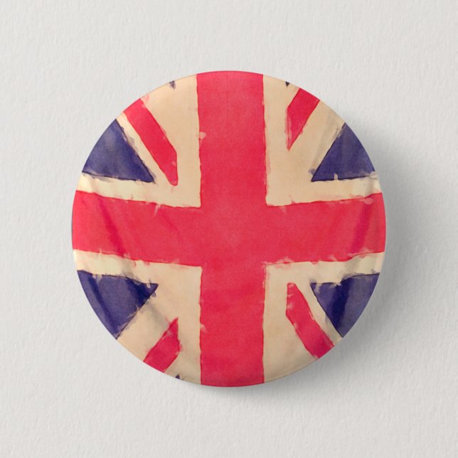 UNION JACK FLAGGA grunge Knapp (Framsida)