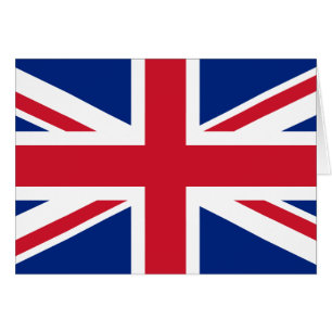 Union Jack-flagga Hälsningskort