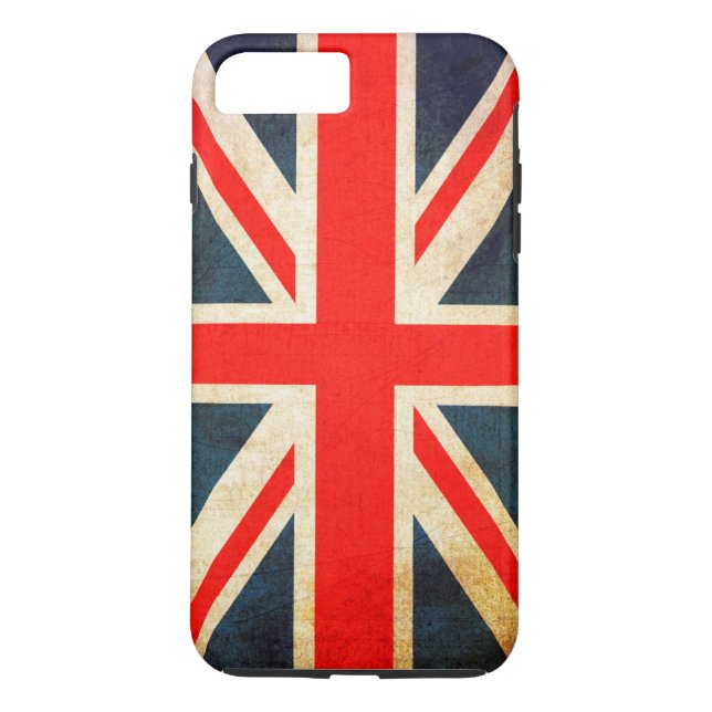 Union Jack-flagga i grunge Case-Mate iPhone Skal (Baksida)