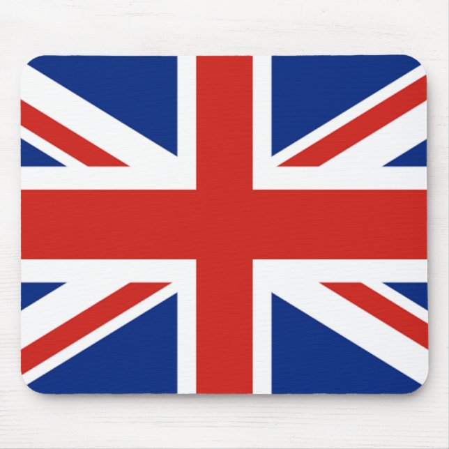 Union Jack - Flagga i Underbarare Storbritannien Musmatta (Framsidan)