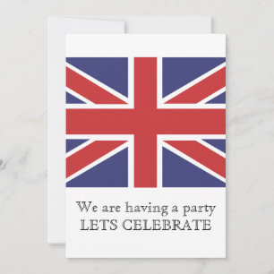 Union Jack Flagga-inbjudan Inbjudningar