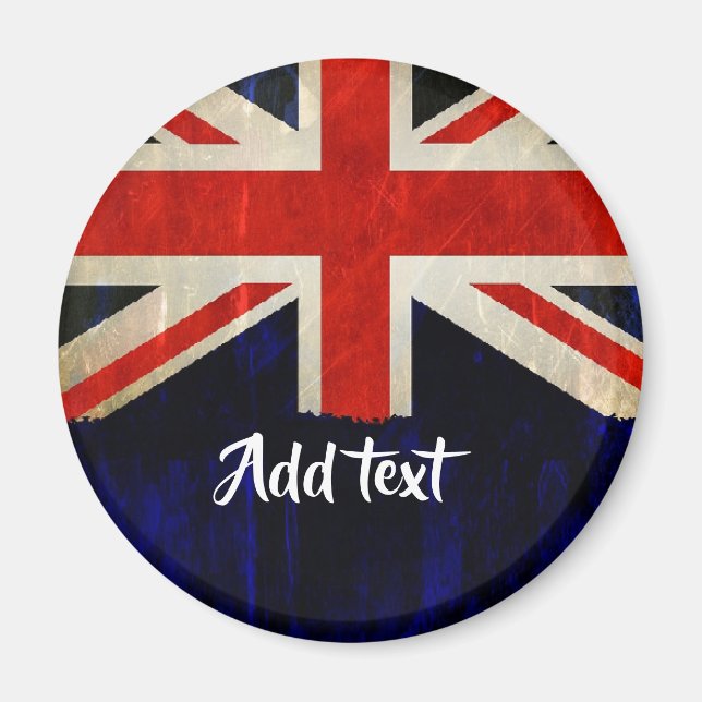 Union Jack flagga Magnet (Framsidan)