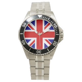 Union Jack Flagga Manar färre Watch Armbandsur