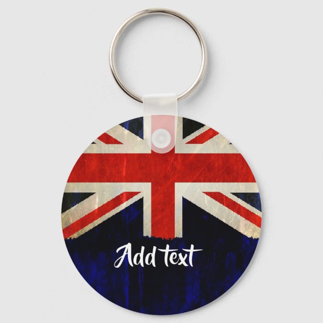 Union Jack flagga Nyckelring (Framsida)