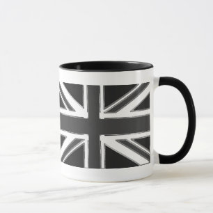 Union Jack flagga of the UK - Chrome Mugg